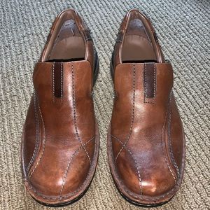 Clark’s Leather Slip-On Loafers